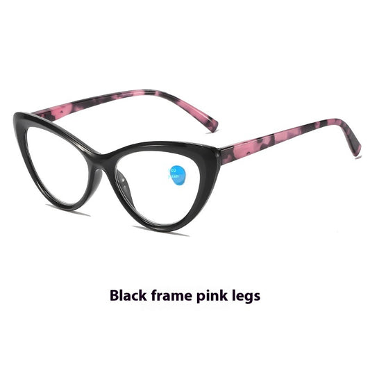 Cat Eye Printed Glasses