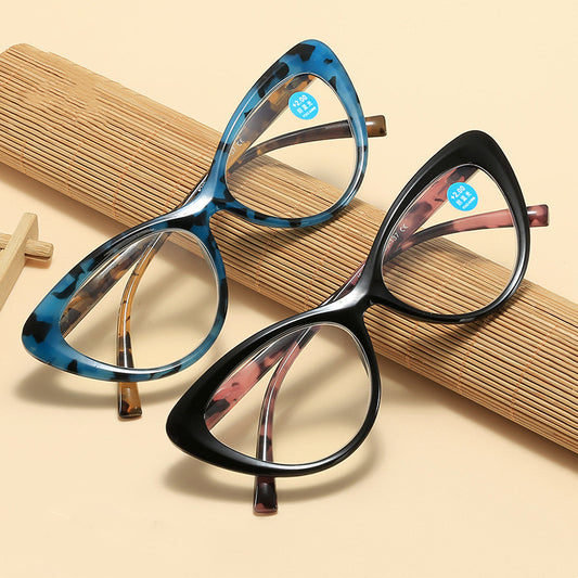 Cat Eye Printed Glasses