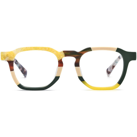 Frosted Color Square Frames