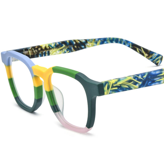 Frosted Color Square Frames