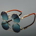 Retro Double Beam Leopard Sunglasses