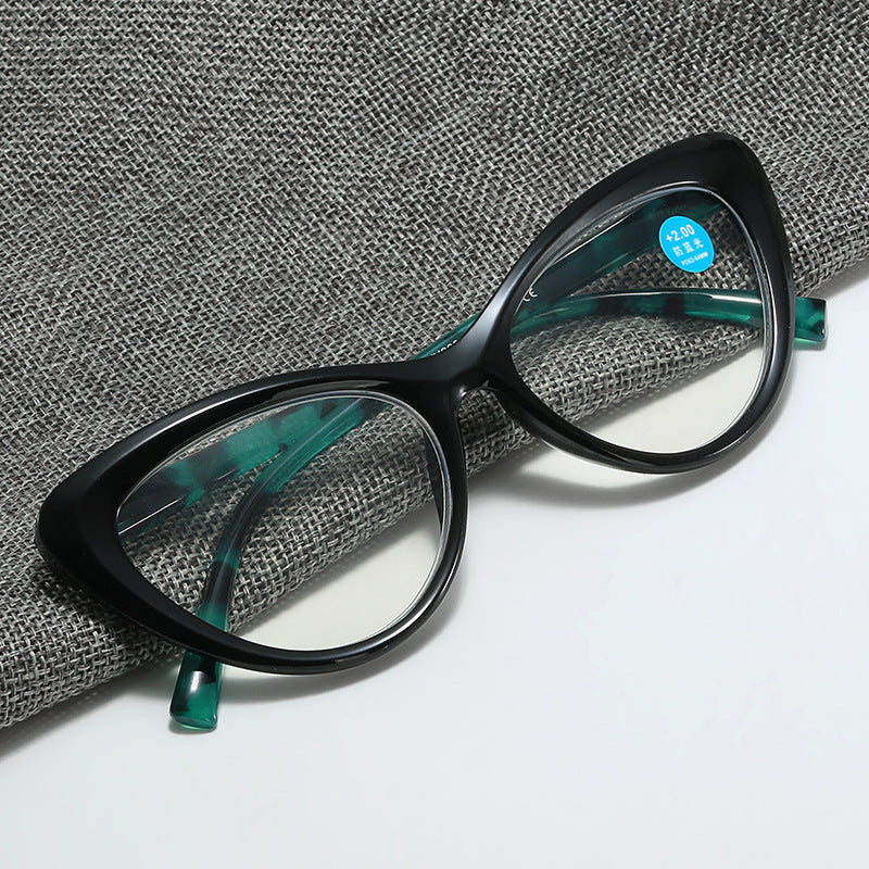Cat Eye Printed Glasses