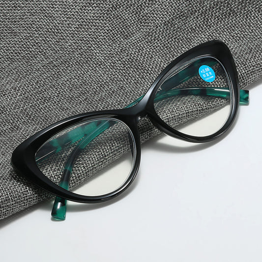 Cat Eye Printed Glasses