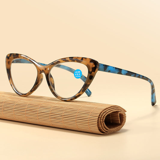 Cat Eye Printed Glasses